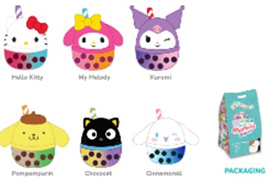 SQSN - Little Plush (5" Squishmallows Assortment)(Hello Kitty and Friends)(Scented Blinds)(Wave 1) (24 per Case0