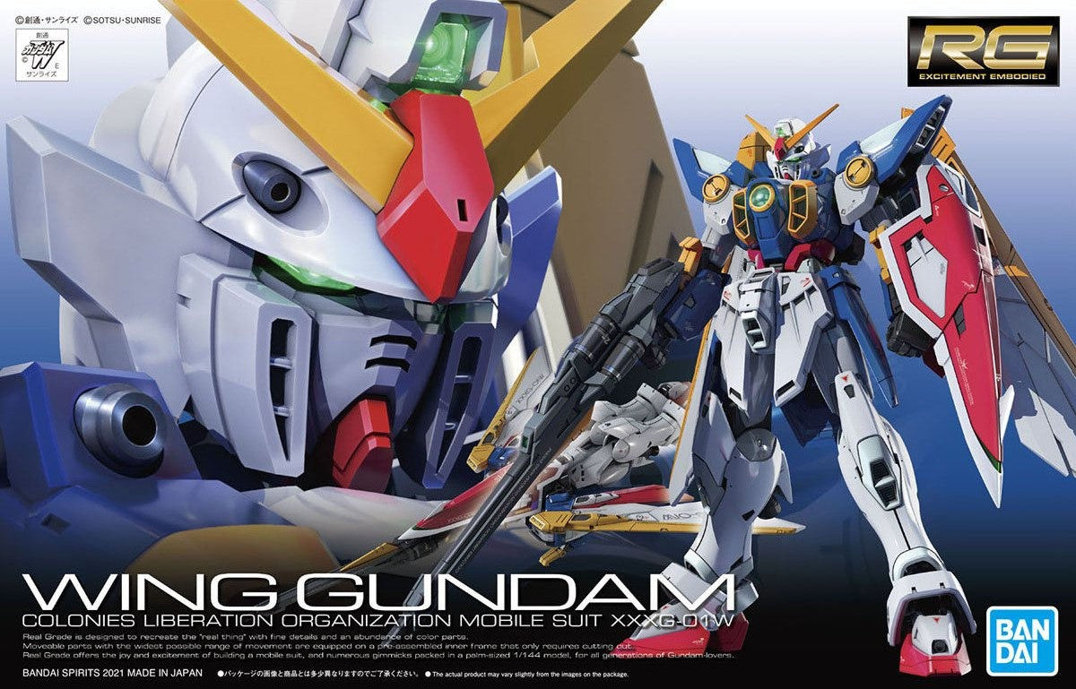 #35 Wing Gundam "Mobile Suit Gundam Wing", Bandai Hobby RG 1/144 [20 per Case]