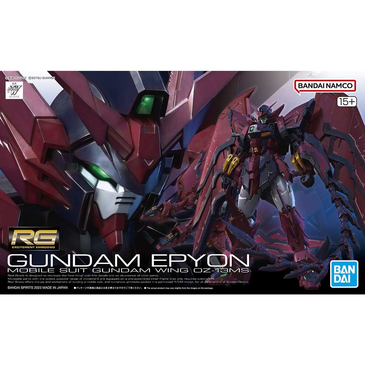 #38 Gundam Epyon "Gundam Wing", Bandai Spirits RG 1/144 [20 per Case]