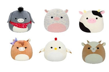 16" Squishmallows Farm Assorted # B - 6 unit Case Pack