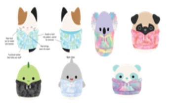 12" Squishmallow Hoodie Assortment [12 per Case]