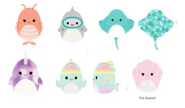 16" Squishmallows Deep Sea Assortment [6 units per Case]