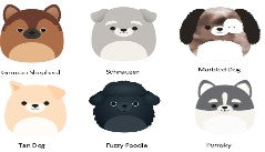 5" Squishmallows Spring 20205 Dog Assortment Specialty [24 per Case]