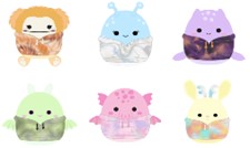 8" Squishmallows Spring 2025 Tie-Dye Hoodie Assortment [24 per Case]
