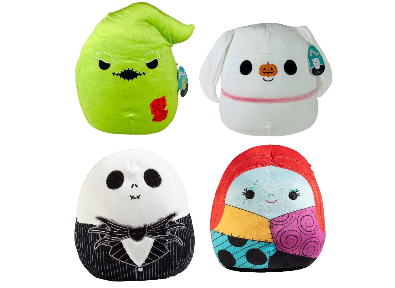 12" NIGHTMARE BEFORE CHRISTMAS SQUISHMALLOWS 4 ASSTORTED - 12 unit Case Pack