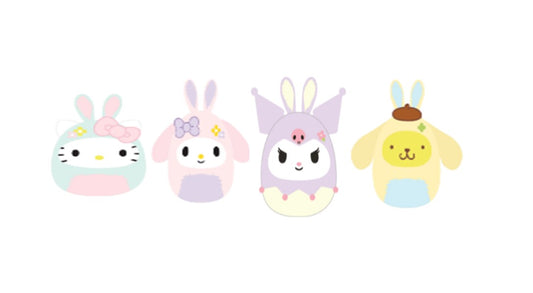 8" Squishmallows Sanrio Easter 2024 Assortment [24 Per Case]