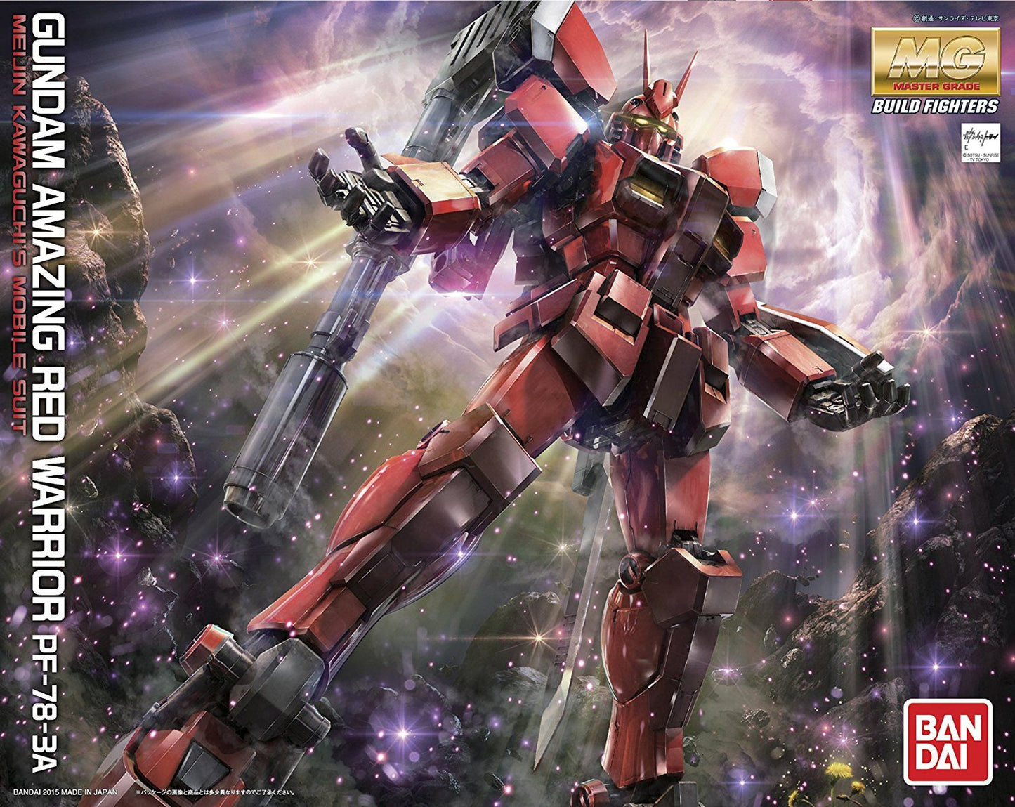 Gundam Amazing Red Warrior "Gundam Build Fighters Try", Bandai MG [12 per Case]