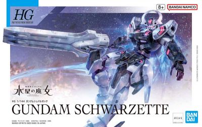 #25 Gundam Schwarzette "The Witch from Mercury", Bandai Spirits HG 1/144 [24 per Case]