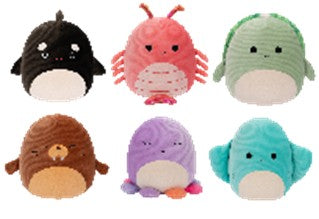 12" Squishmallow Specialty Corduroy Sealife Assorted - Medium Plush - 12 unit Case Pack