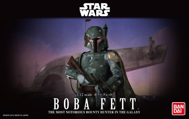 Boba Fett "Star Wars", Bandai Star Wars Character Line 1/12 [24 per case]