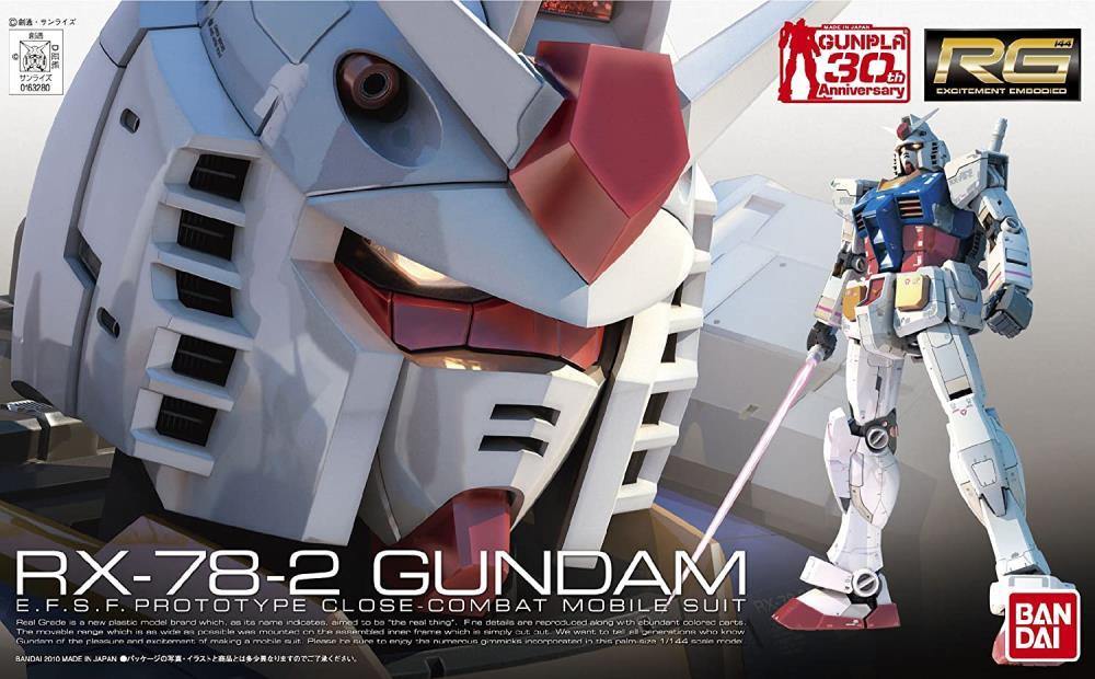 #1 RX-78-2 Gundam "Mobile Suit Gundam", Bandai RG 1/144 [24 per case]