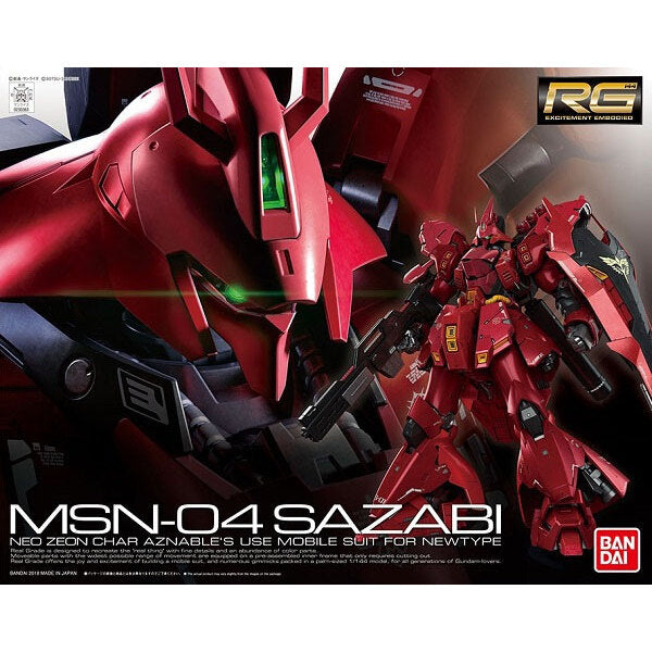 #29 Sazabi "Char's Counterattack", Bandai  RG 1/144 [12 per case]