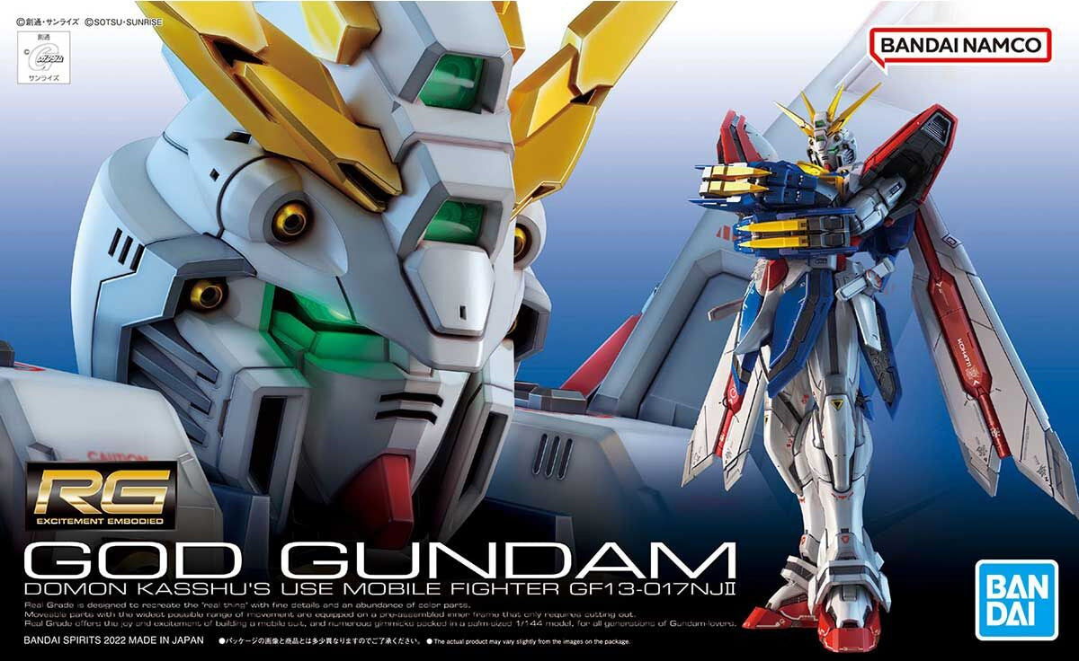 #37 God Gundam "Mobile Fighter G  Gundam", Bandai Spirits Hobby RG 1/144 [24 per case]