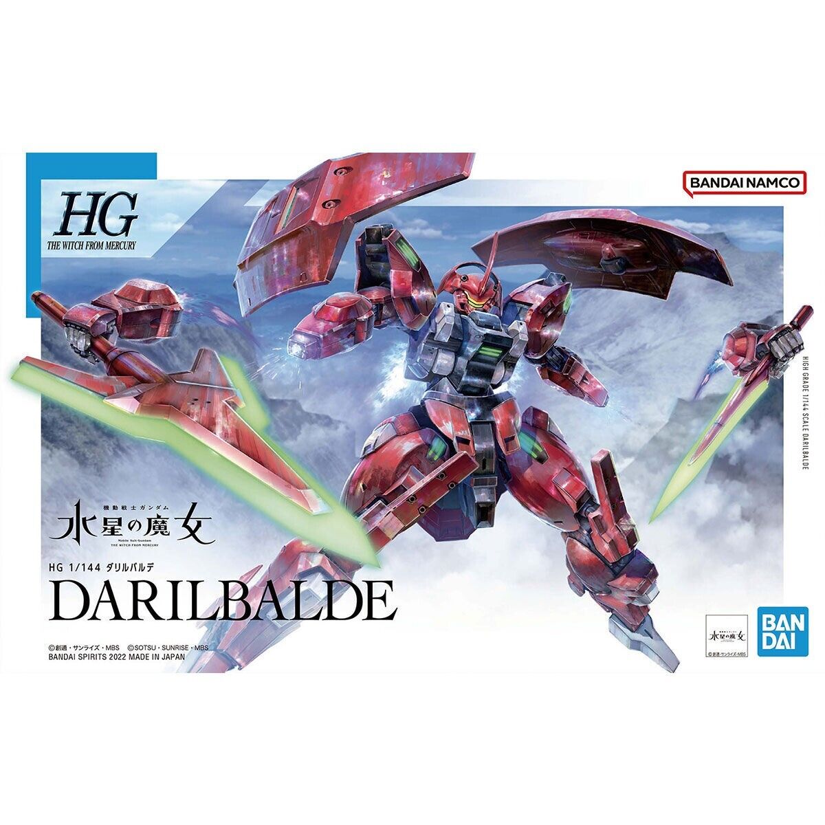 #08 Darilbalde "The Witch from Mercury", Bandai Hobby HG 1/144 [24 per case]